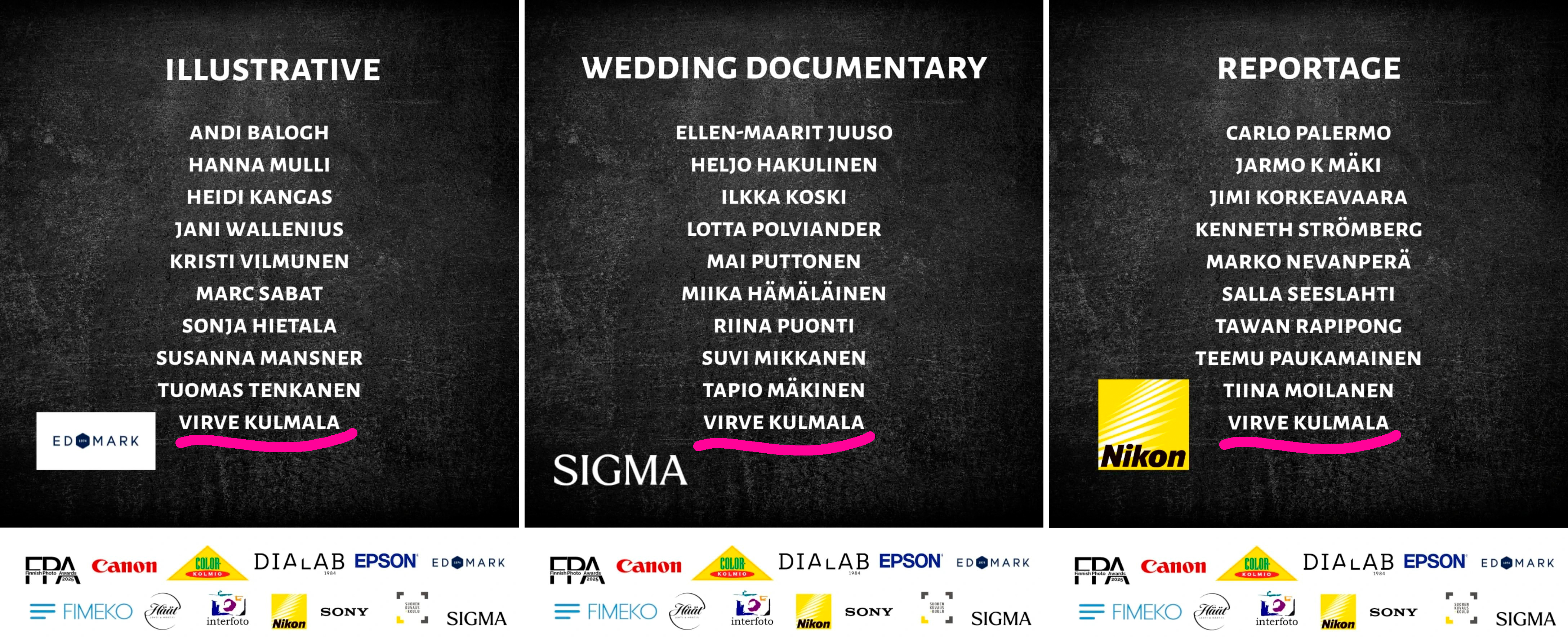 Finnish Photo Awardseissa peräti KOLME finaalipaikkaa!